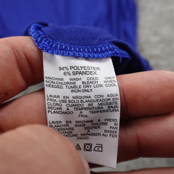 Champion Shirt Mens L Blue Performance Athletic Short Sleeve Workout Gym Run Tee - Picture 10 of 11